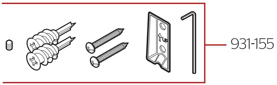 PfISTER BRB DA1B Deckard Matte Black Wall Mount Towel Ring - fig 8