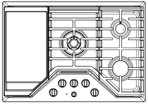 Preseasoned Cast-Iron Griddle