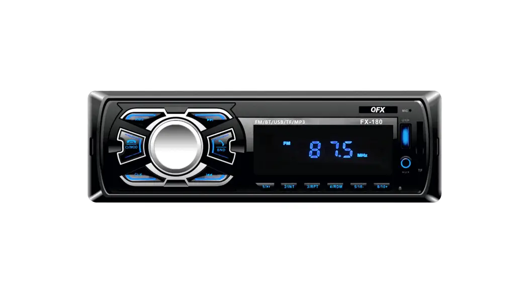 Qfx Fx-180 Bluetooth Car Stereo Instruction Manual Qfx Fx-180 Bluetooth Car Stereo Instruction Manual