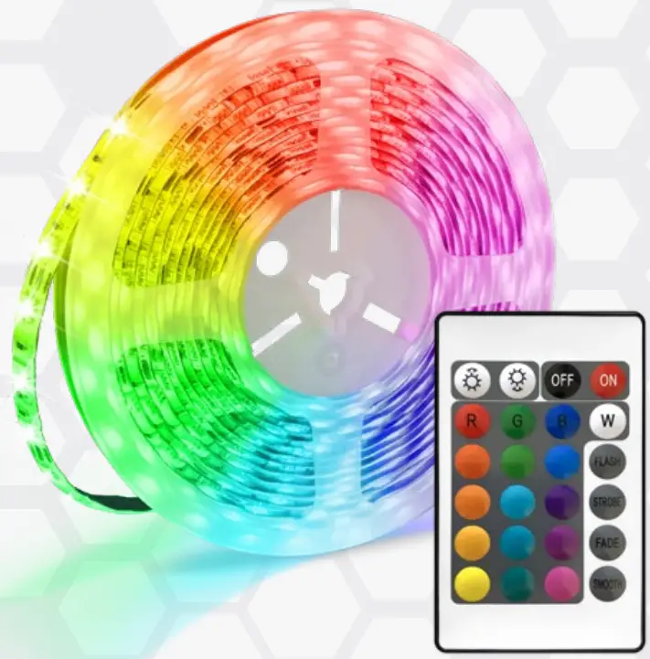 PartyFunLights com 86807 USB Multi-Color LED Strip