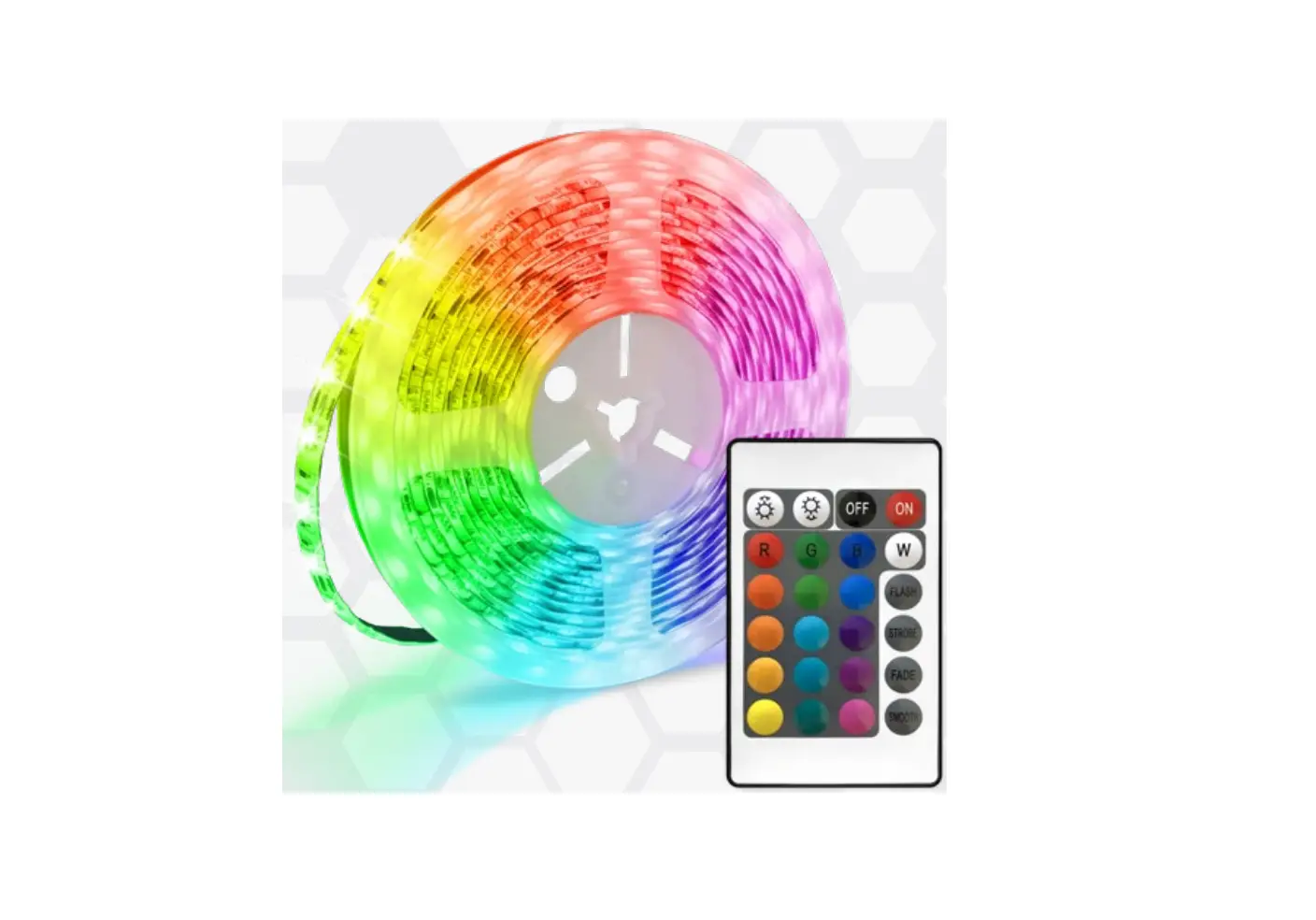 Partyfunlights Com 86807 Usb Multi-color Led Strip User Manual