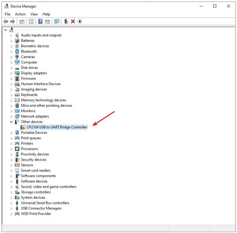 outline L3000 USB Driver - fig 2