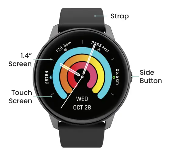 ambrane-Fitshot-Curl-Surge-Smart-Watch-FIG-1