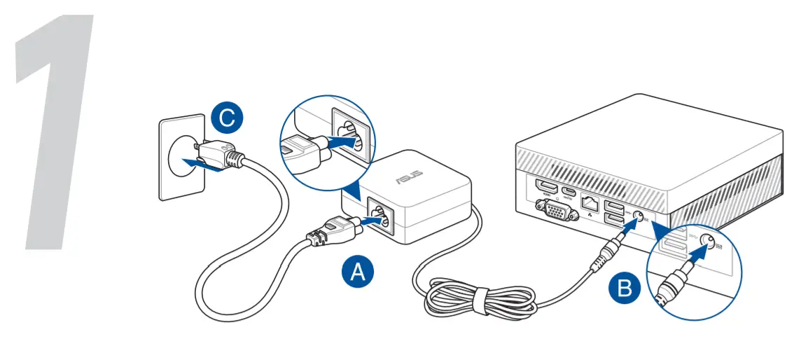ASUS PN50-E1 Mini PC - started1