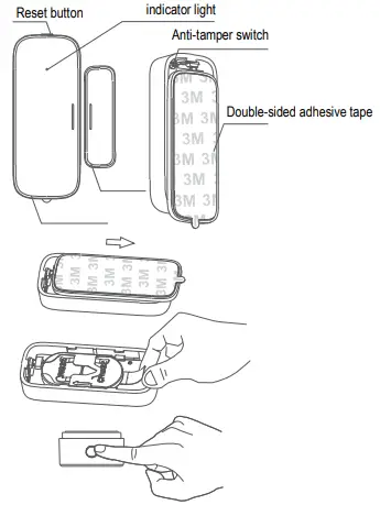 MARMITEK Sense MI Zigbee Door Alarm Sensor 1