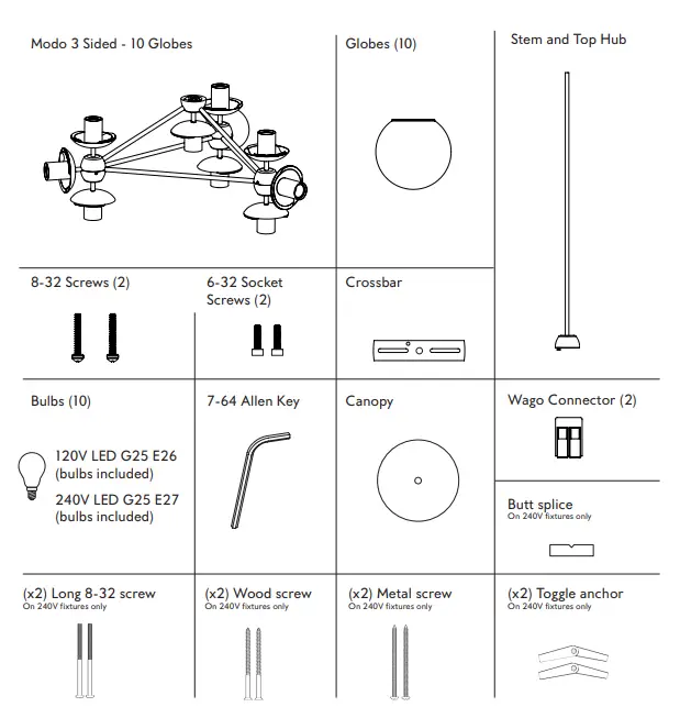Roll-Hill-MODC3-3-Sided-Chandelier-10-Globes-FIG-1