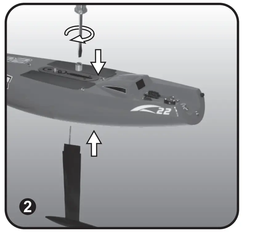 Keel & Ballast & Rudder Assembly