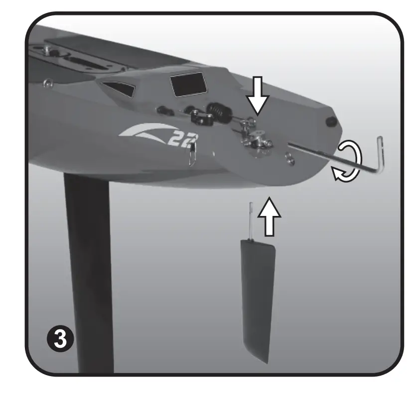 Keel & Ballast & Rudder Assembly