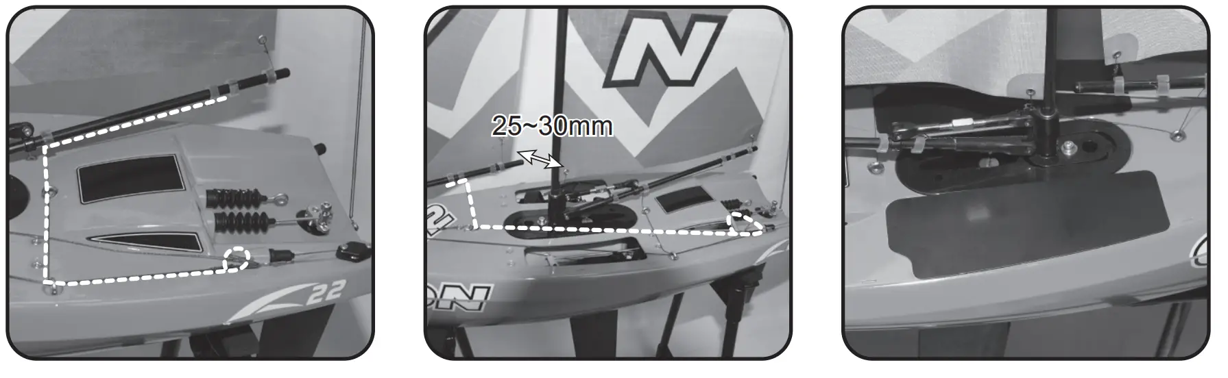 Main Boom & Jib Boom Rigging