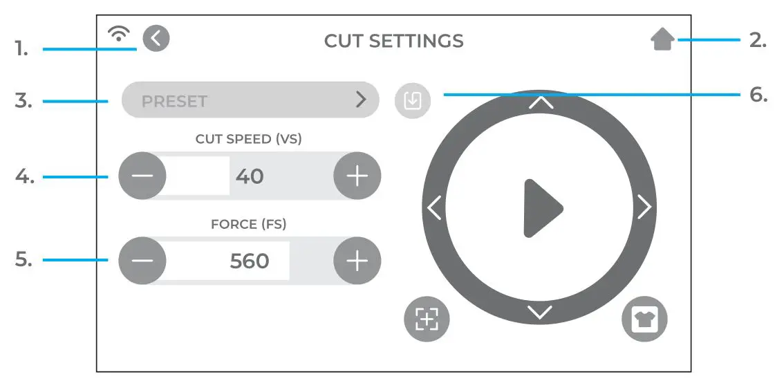 Romeo Siser 24 Inch Vinyl Cutter Base Machine - CUT SETTINGS