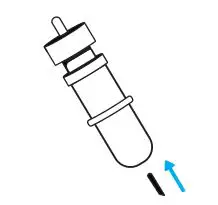 Romeo Siser 24 Inch Vinyl Cutter Base Machine - Carefully remove 45° blade