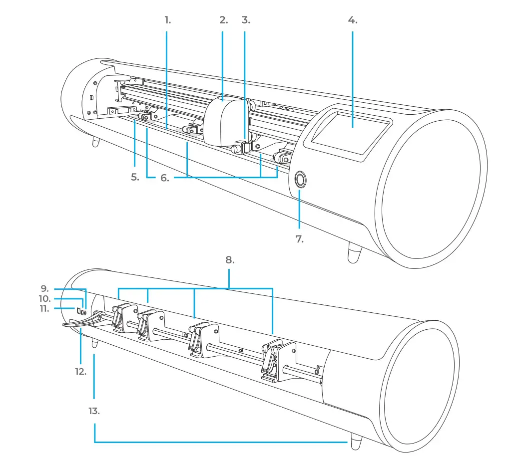 Romeo Siser 24 Inch Vinyl Cutter Base Machine - OVERVIEW