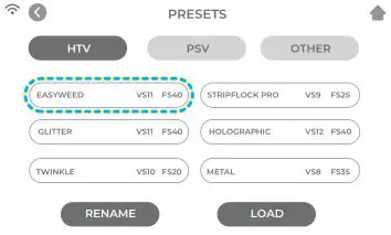 Romeo Siser 24 Inch Vinyl Cutter Base Machine - Tap ‘Cut Settings’