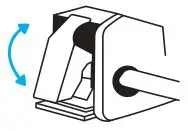 Romeo Siser 24 Inch Vinyl Cutter Base Machine - The pinch roller levers can be flipped