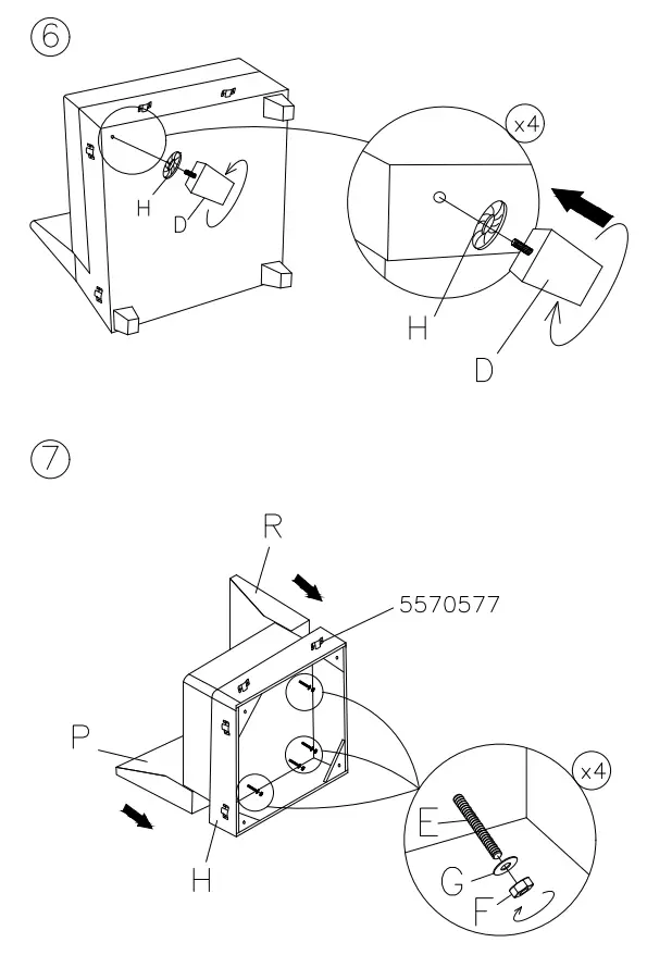ASHLEY 5570546 Edlie Rta Armless Chair - Fig 3