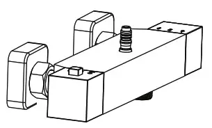 Travis Perkins Shower Thermostatic Mixer -- Remove the riser-