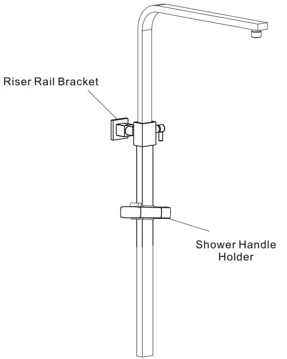Travis Perkins Shower Thermostatic Mixer -- shower body
