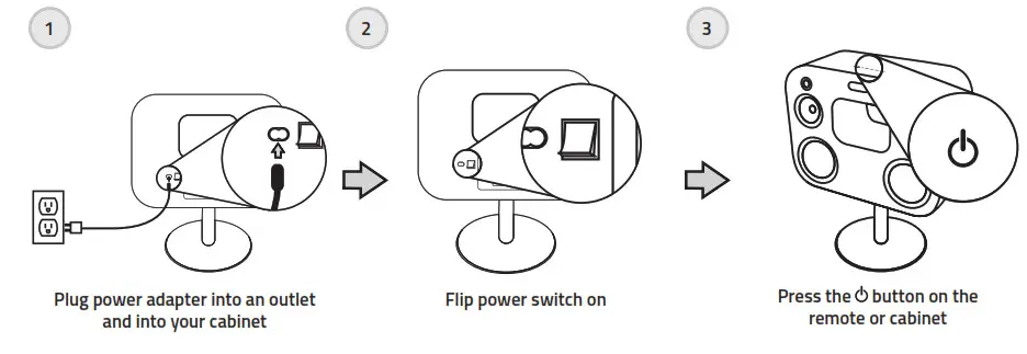 FLUANCE Fi70 Three-Way Wireless High Fideity Music System-POWERING