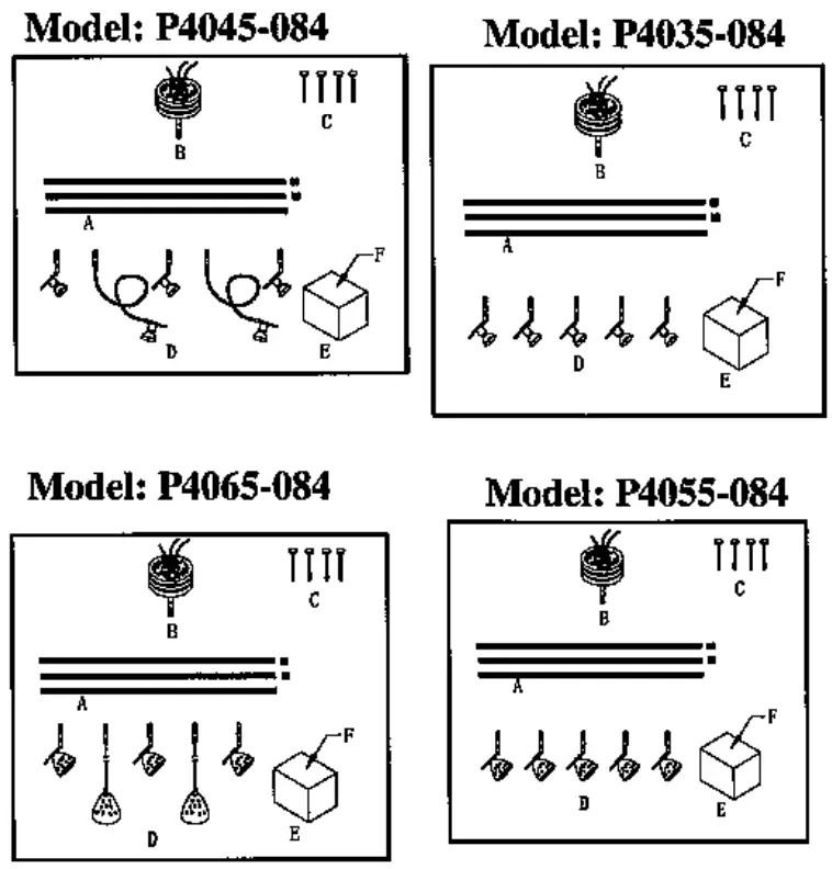 George Kovacs P4015 GK Lightrail 5 Light Monorail Kit - Figure 3