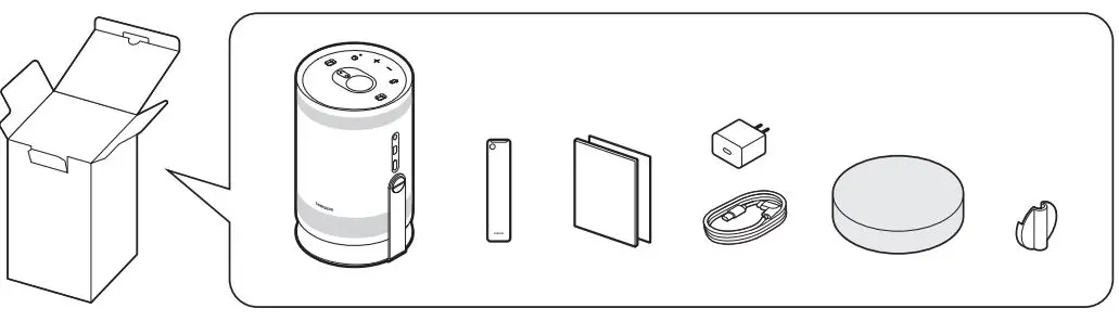SAMSUNG-BP81-00631F-00-Freestyle-FHD-HDR-Smart-Portable-Projector-FIG 2