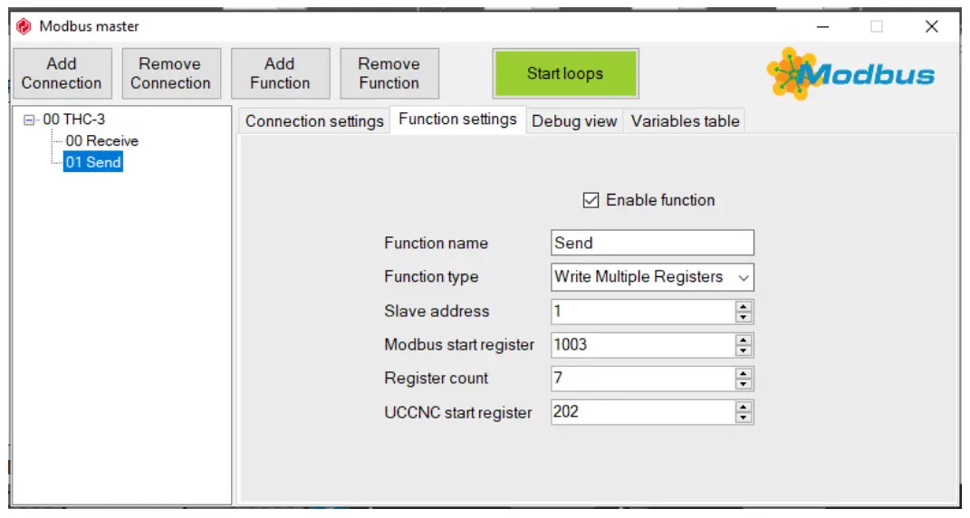 Modbus Configurations