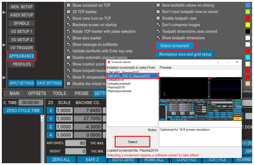 Configure the new Plasma Screen