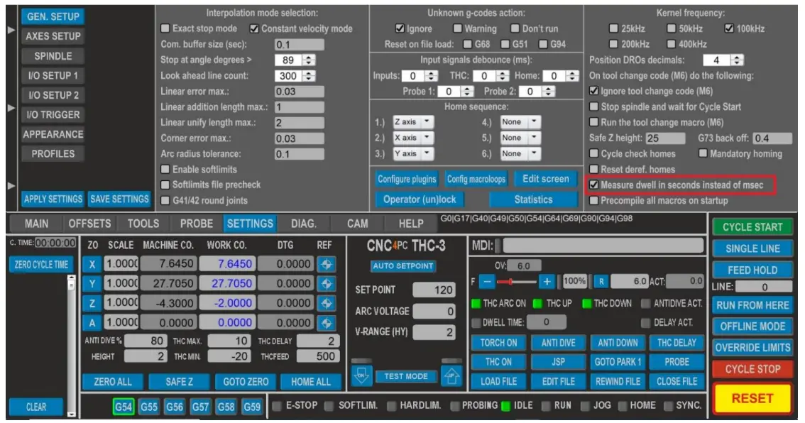 Configure the macroloop