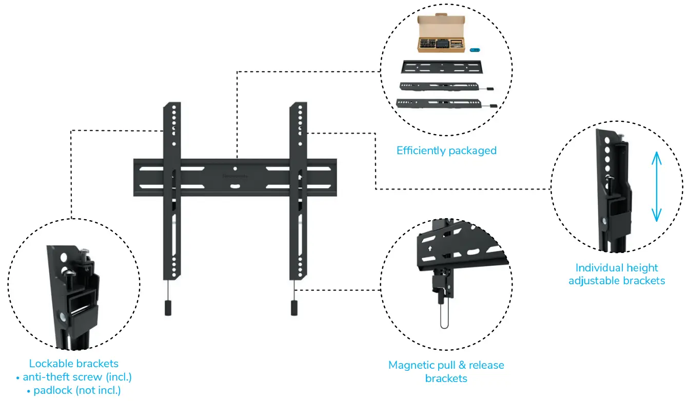 Neomounts-WL30S-Series-Wall-Mount-Range-FIG-10
