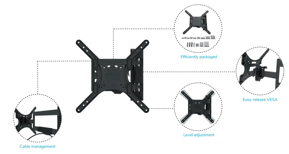 Neomounts-WL30S-Series-Wall-Mount-Range-FIG-8