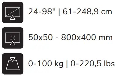 Neomounts-WL30S-Series-Wall-Mount-Range-FIG-9