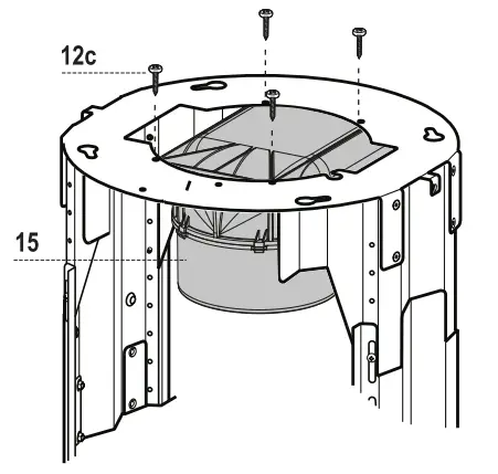 smeg SHI410X1 37cm Island Rangehood - HOOD IN1