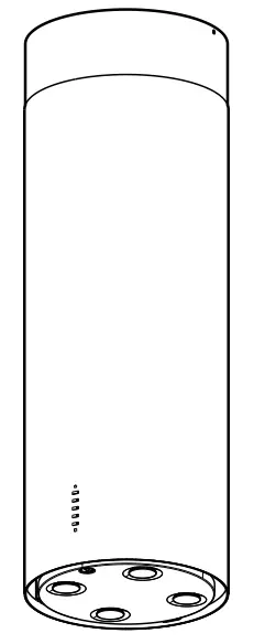 smeg SHI410X1 37cm Island Rangehood