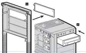 FIG 10 Installing 5.25 Drive OR Devices
