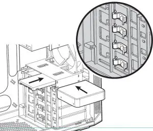 FIG 11 Installing 3.5 Inch HDD OR  2.5 Inch SSD