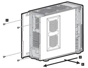 FIG 6 Removing the side panels