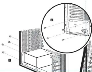 FIG 8 Installing the Power Supply