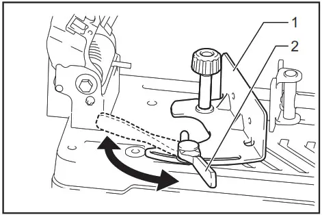 makita LW1400 14 Inch Cut-off Saw with Tool-Less - Cutting angle adjustment