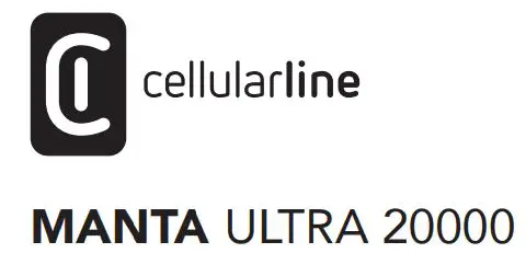 cellularline PBSTYLE20000K Power Bank Shade 20000 Portable Battery Charger User Guide