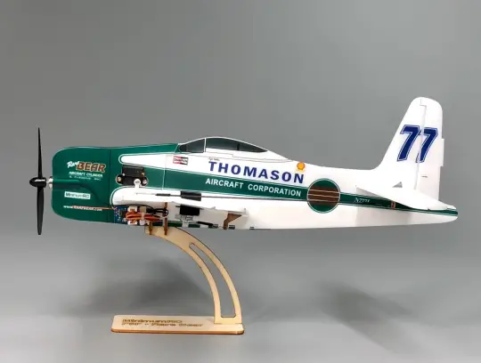 Attach the receiver to the fuselage