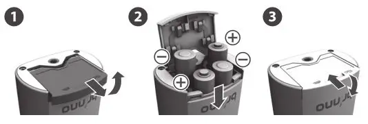 brinno TLC200 Pro - Installing the Batteries