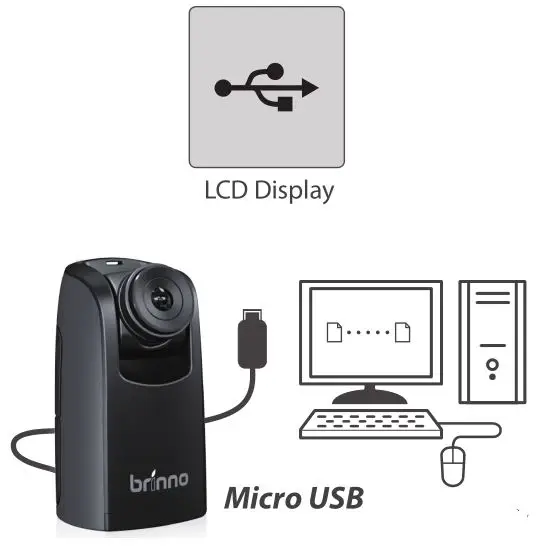 brinno TLC200 Pro - Micro USB connector 2