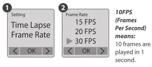 brinno TLC200 Pro - Setting the Time Lapse Frame Rate