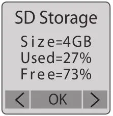 brinno TLC200 Pro - Storage status