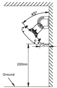 JHheater NR10 1000W Heater Pro with Bluetooth and Sound -INSTALLATION DIAGRAM1