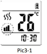 JHheater NR10 1000W Heater Pro with Bluetooth and Sound1 -Clock button
