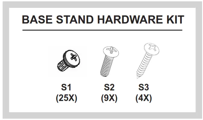 KENYON C70400WH Texan Outdoor Touch Control Mount - BASE STAND HARDWARE KIT