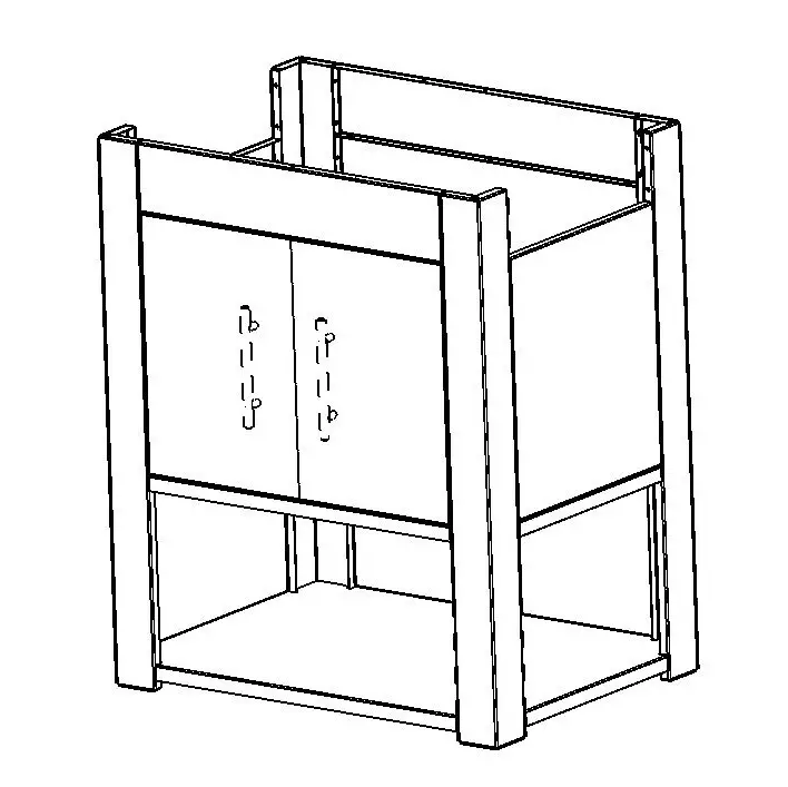 KENYON C70400WH Texan Outdoor Touch Control Mount - Enclosure Kit hardware package