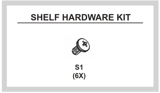 KENYON C70400WH Texan Outdoor Touch Control Mount - SHELF HARDWARE KIT