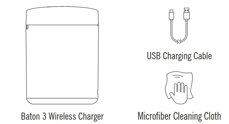 OLIGHT Baton 3 Wireless Charger - BOX