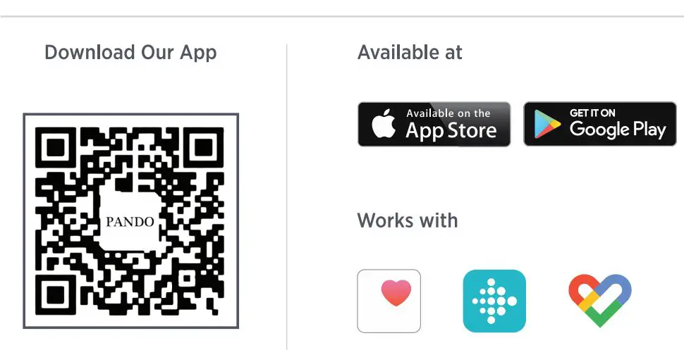 PANDO EF919B4 Smart Body Composition Scale fig4